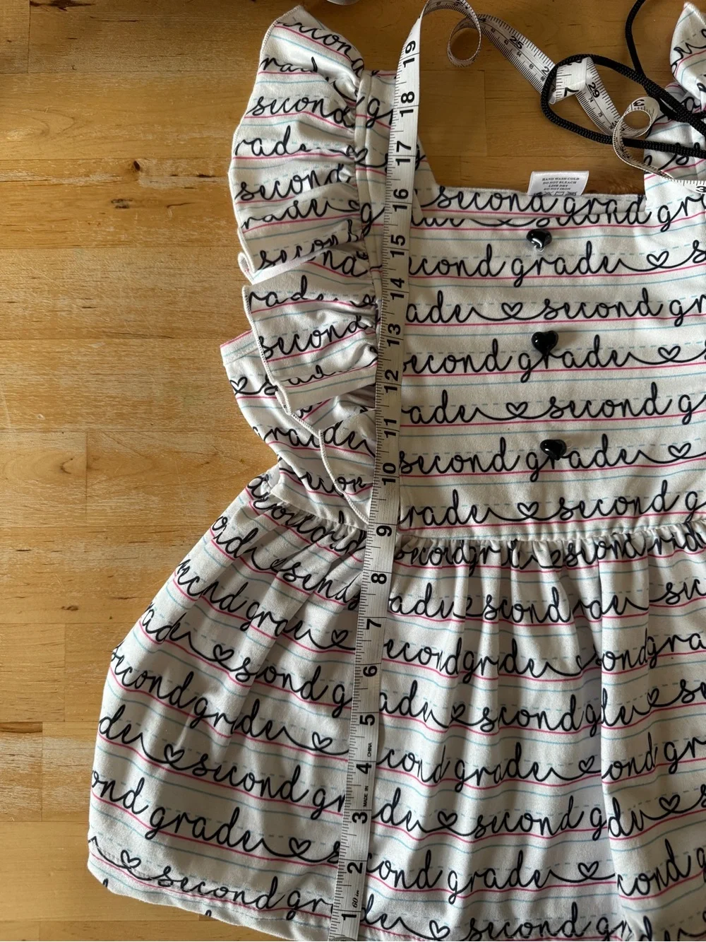 Girls Second Grade Themed Outfit
